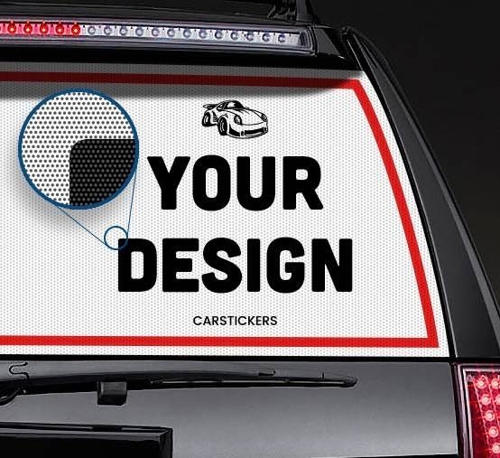 Perforated Vehicle Window Film 