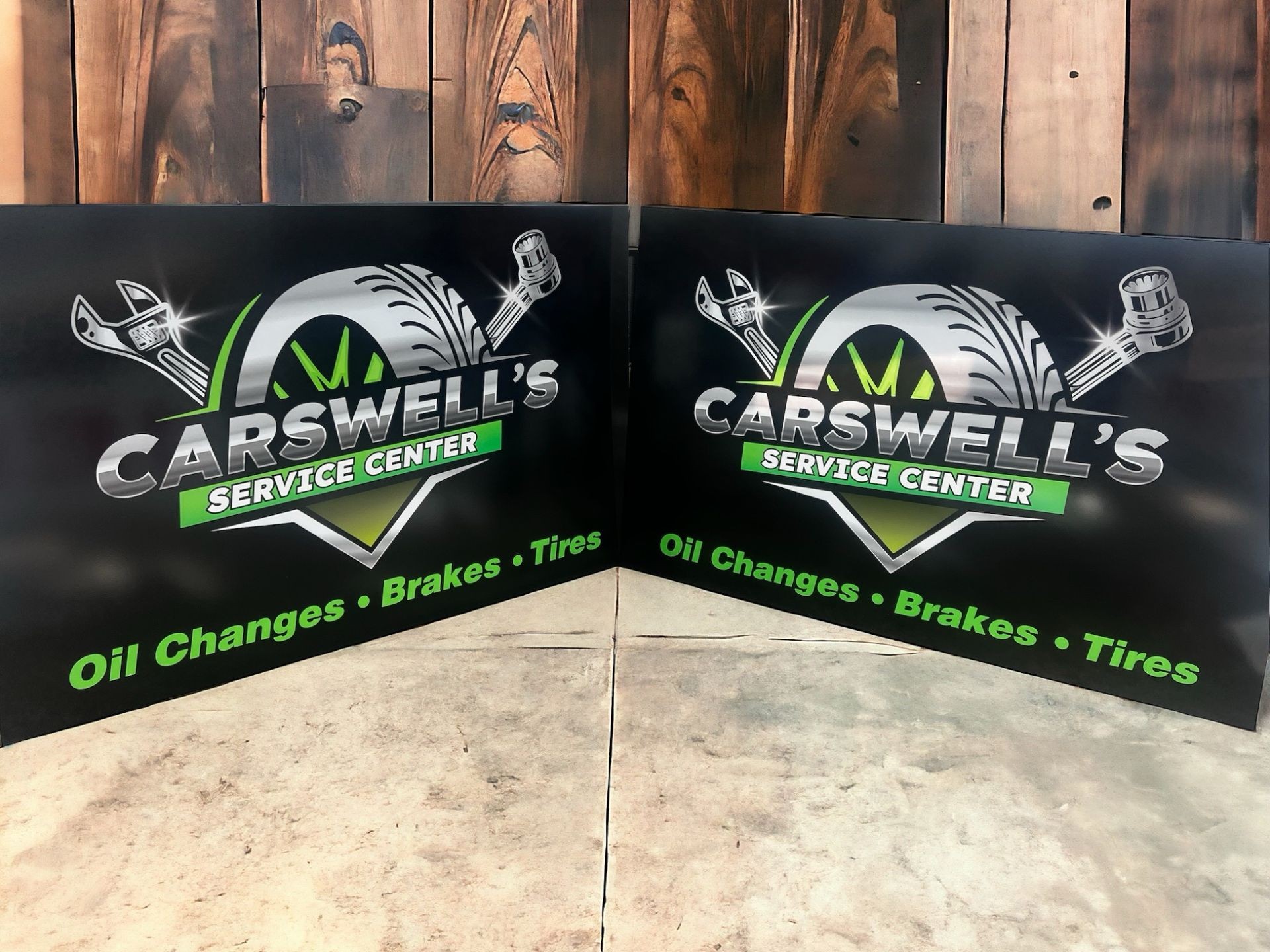 Custom Wrapped Signs 